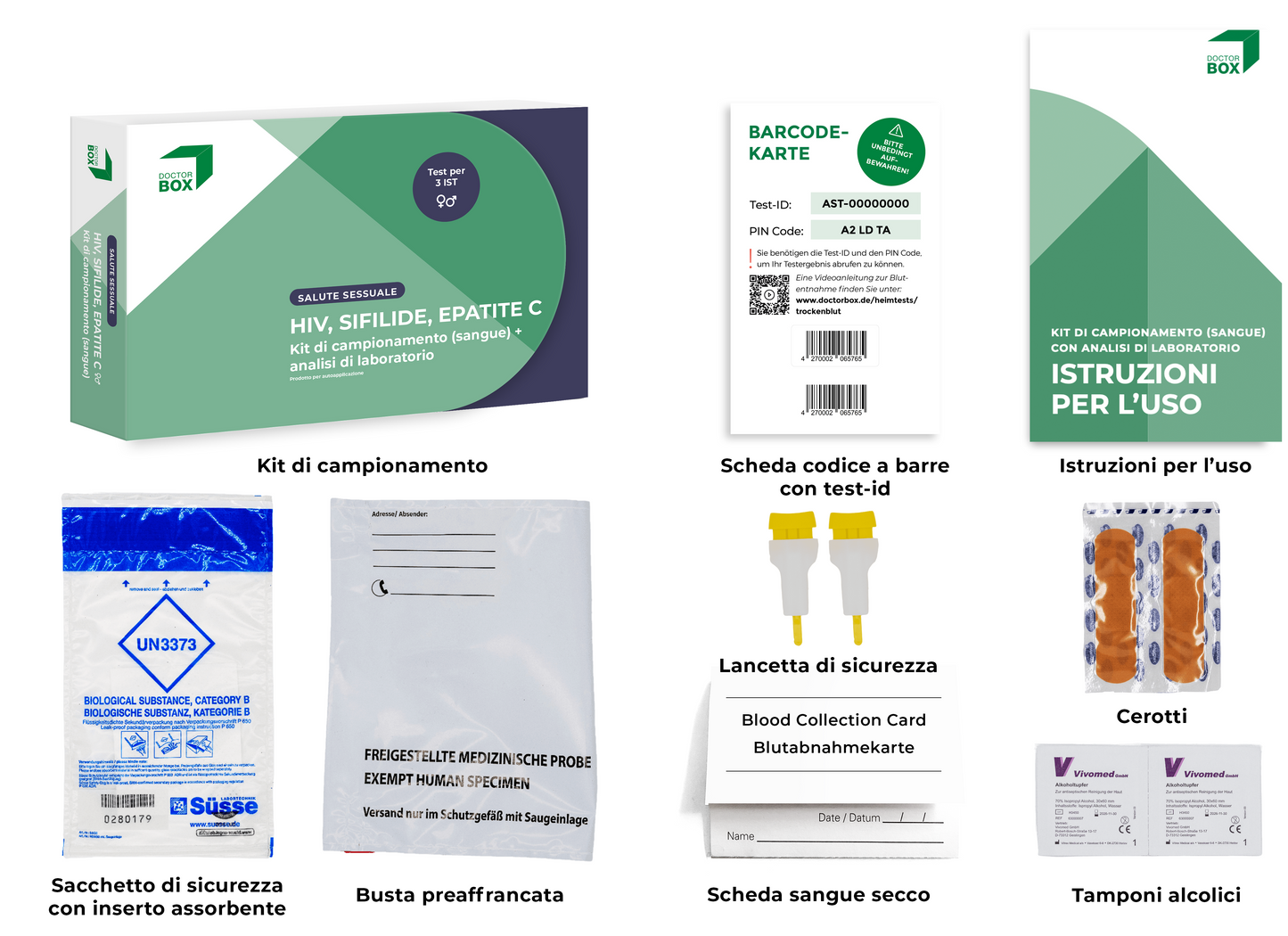 STIs HIV, syphilis, hepatitis C - Test for sexually transmitted infections