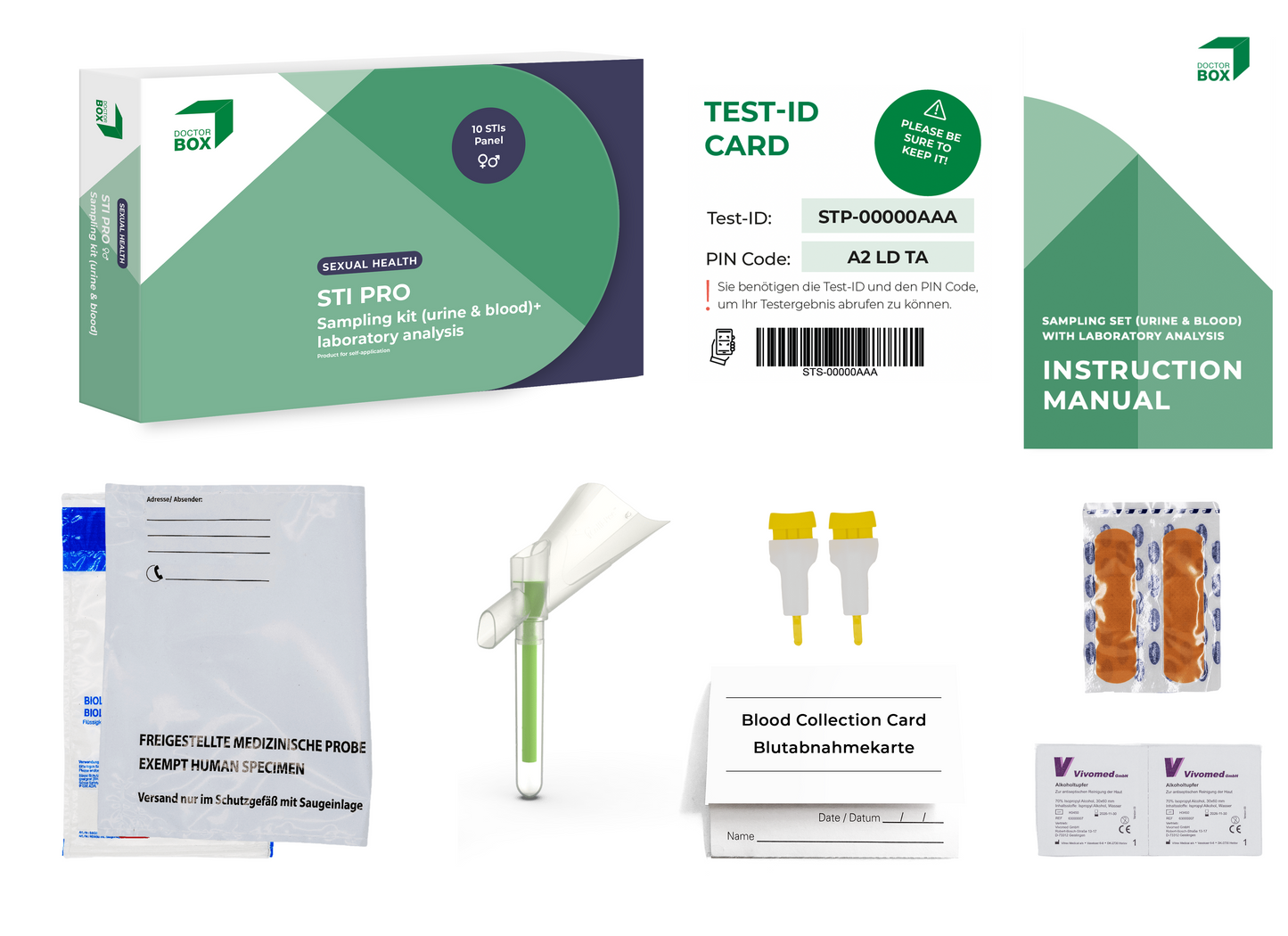 IST Pro - Test de dépistage des infections sexuellement transmissibles