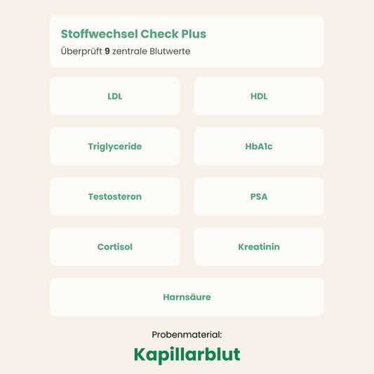Stoffwechsel Check Plus