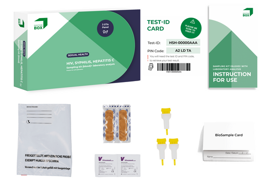 STIs HIV, syphilis, hepatitis C - Test for sexually transmitted infections