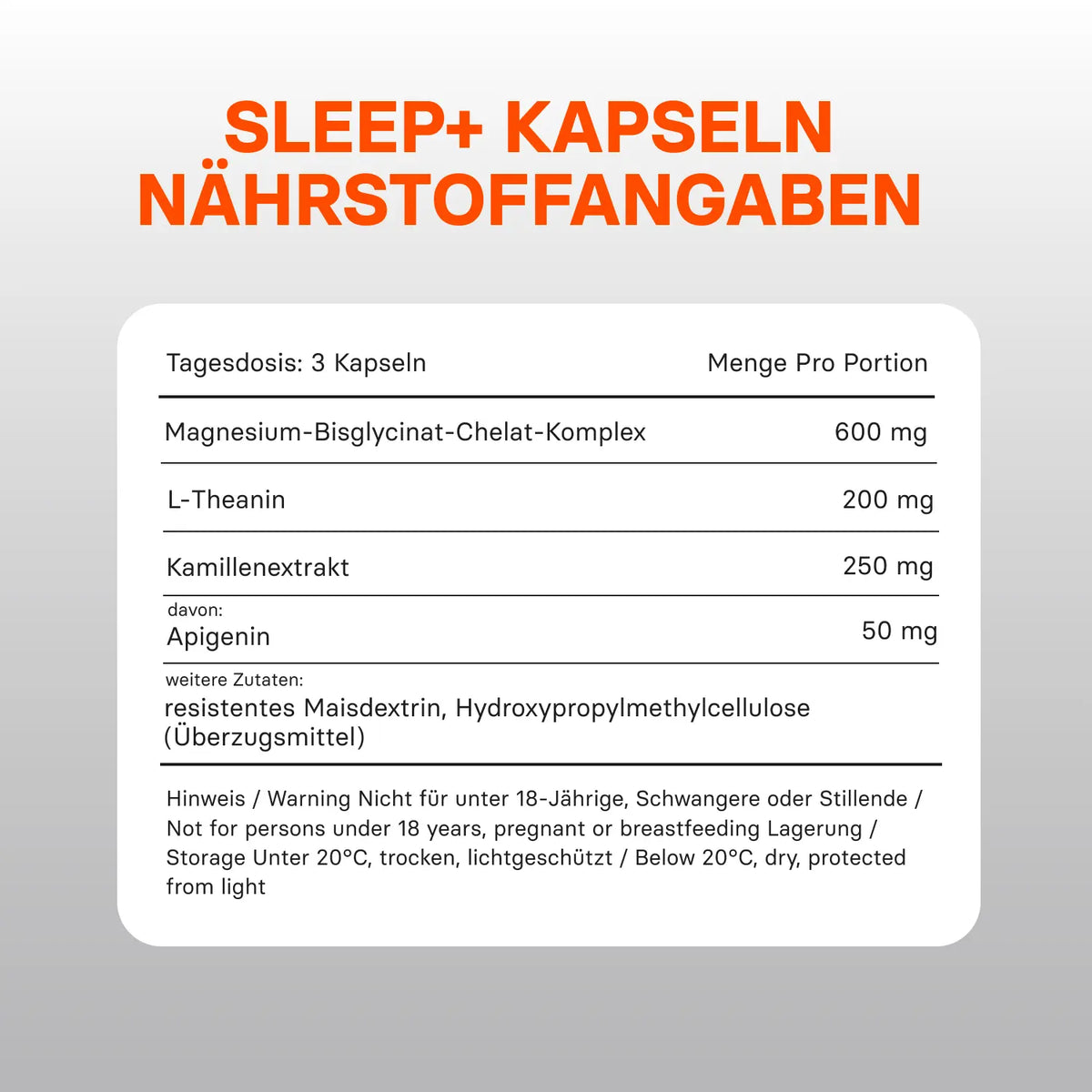 Sleep⁺ - Formula