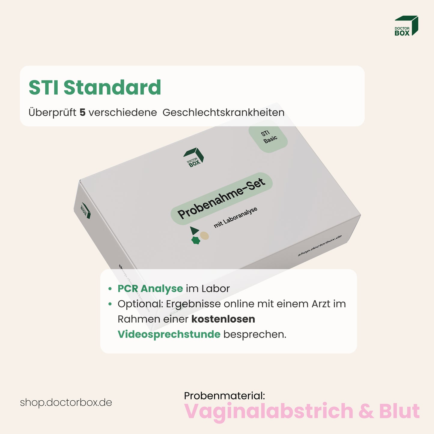 STI Standard At-Home Test – Sexually Transmitted Infection Test