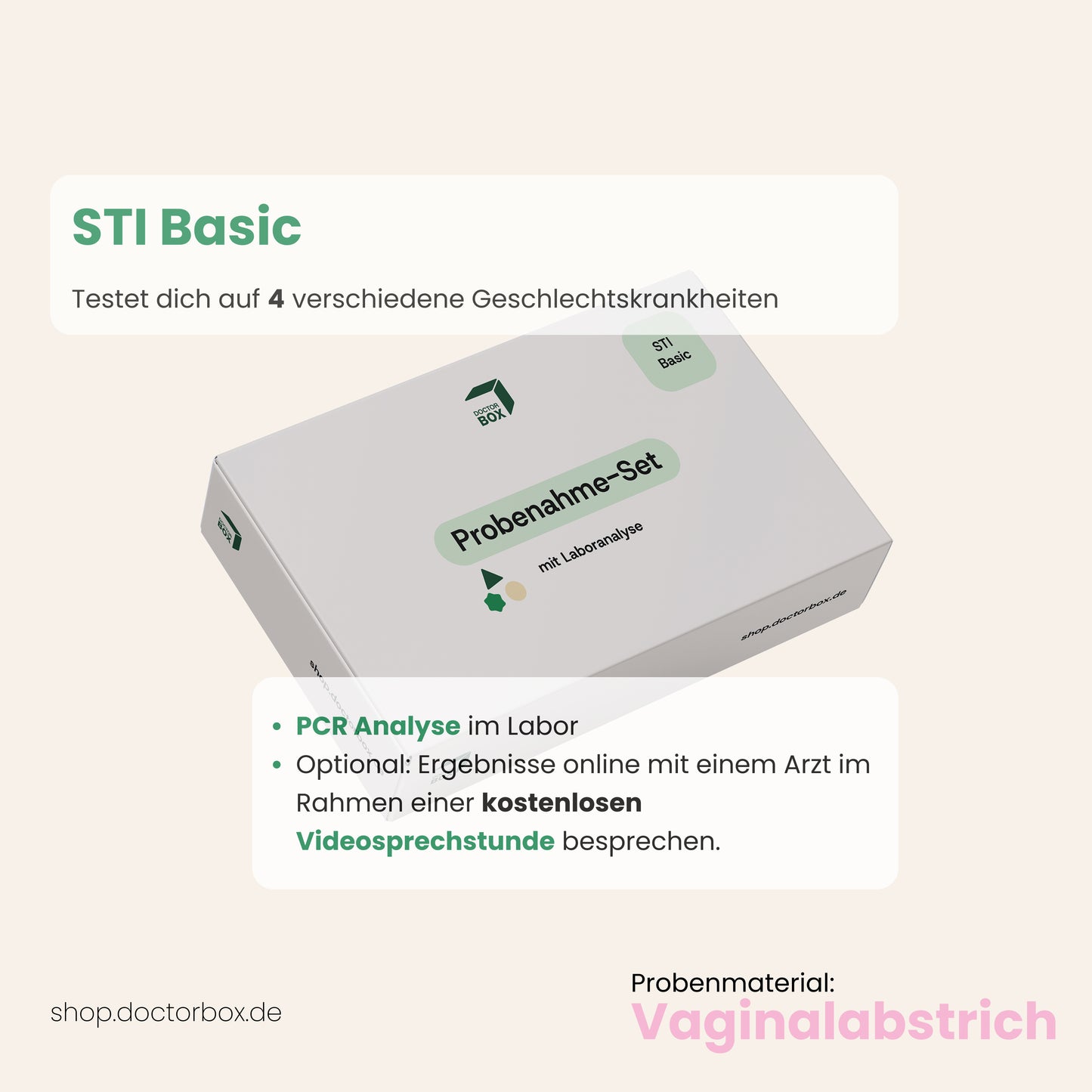 STI Basic home test – sexually transmitted infection test