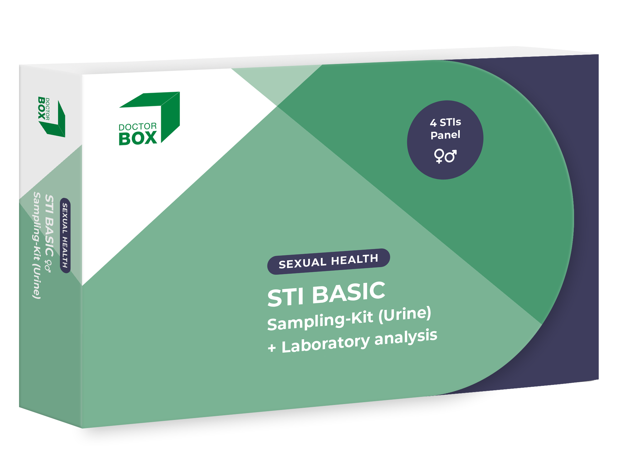 Sti Panel Basic Testing STI Basic - Test for sexually transmitted infections - DoctorBox Heimtests