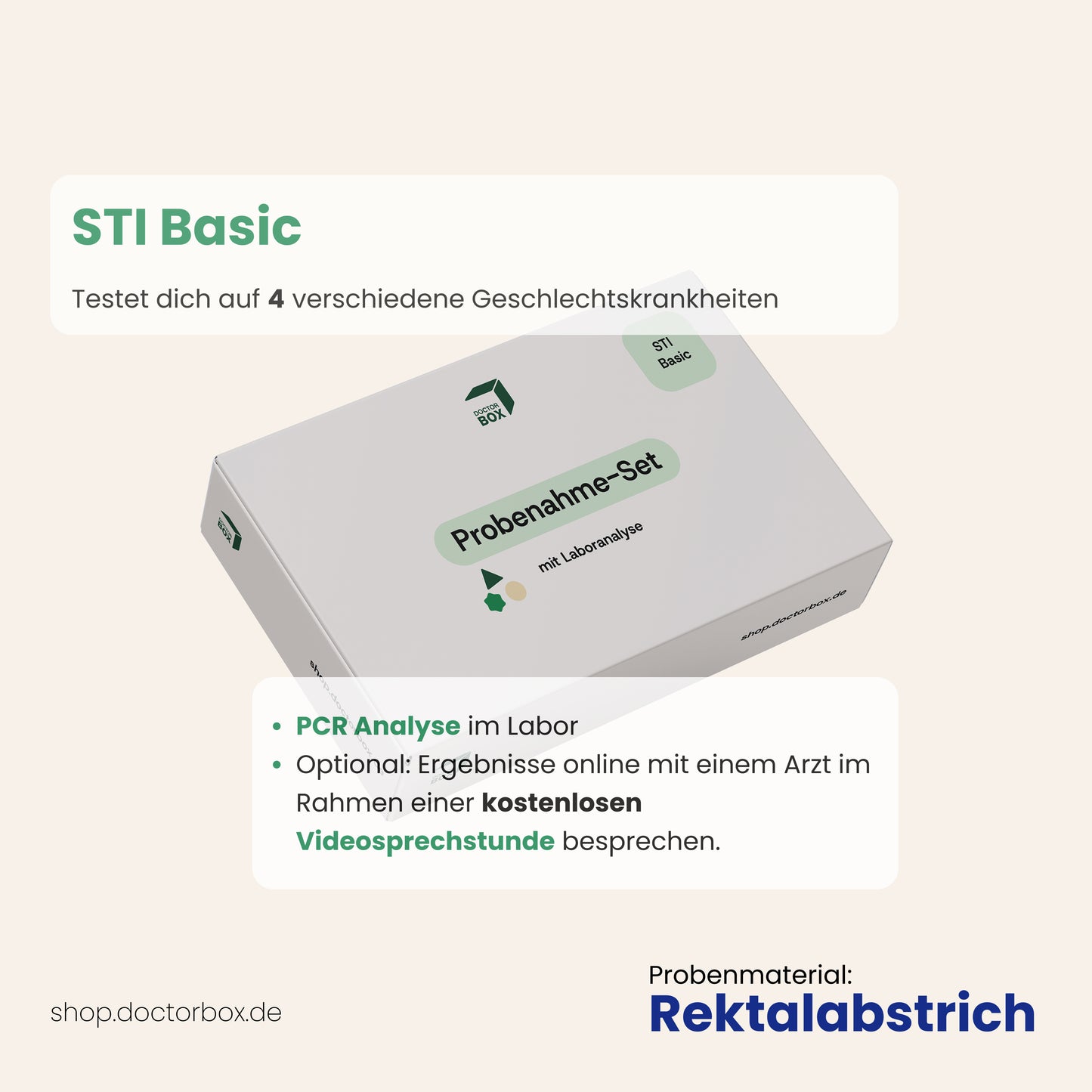 STI Basic home test – sexually transmitted infection test