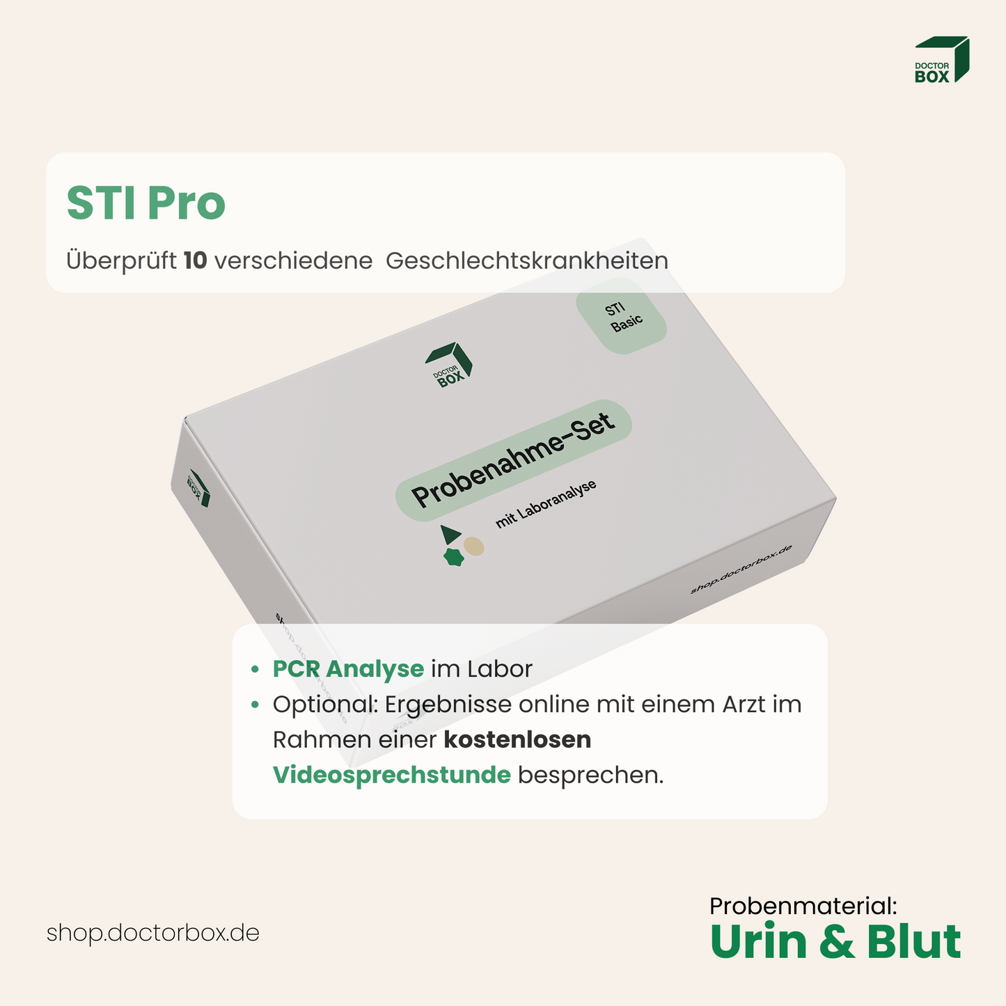 STI Pro Home Test – Sexually Transmitted Diseases Test