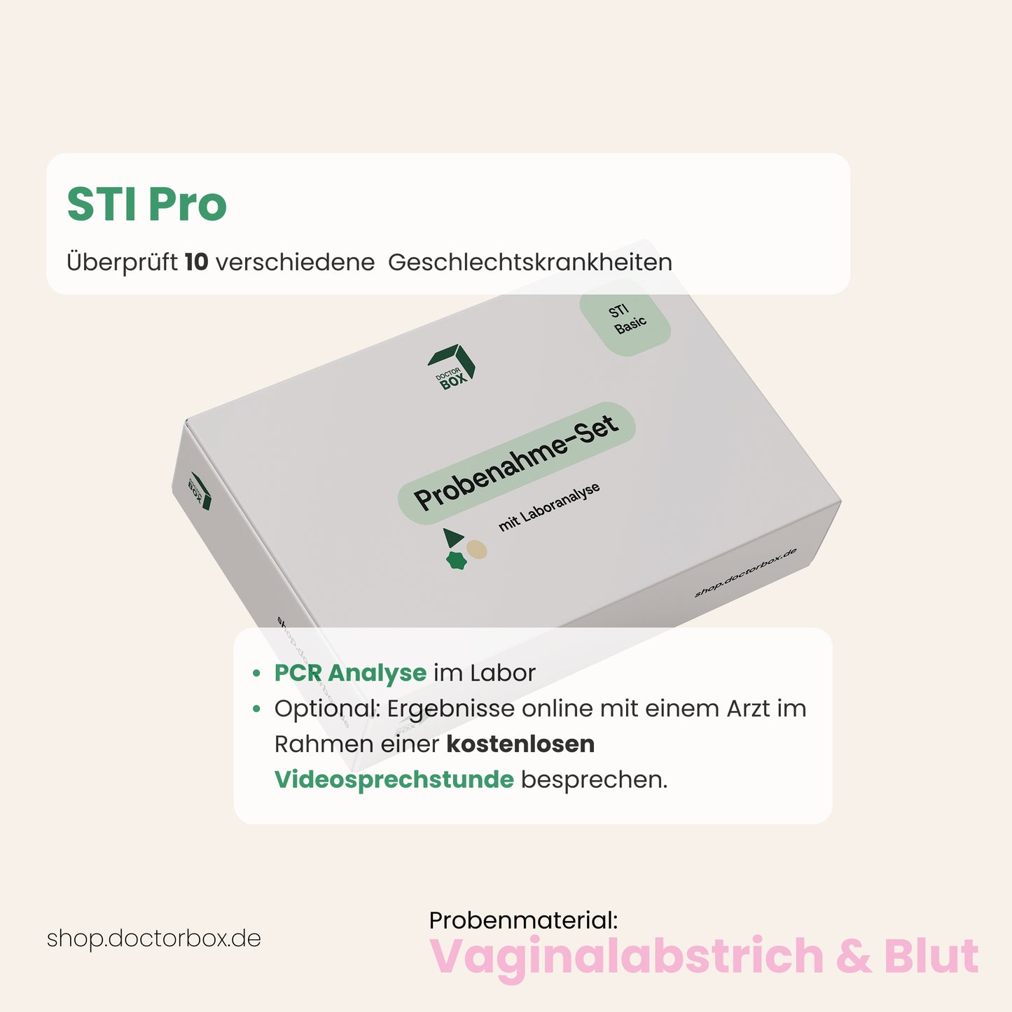 STI Pro Home Test – Sexually Transmitted Diseases Test