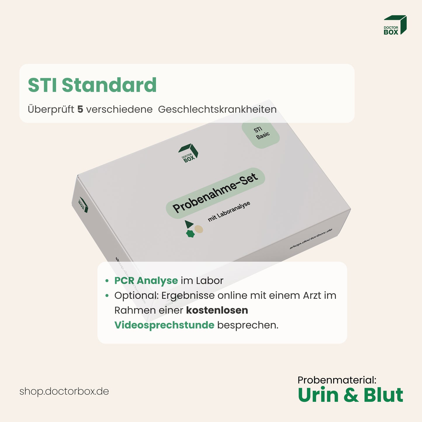 STI Standard At-Home Test – Sexually Transmitted Infection Test