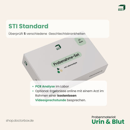 STI Standard At-Home Test – Sexually Transmitted Infection Test