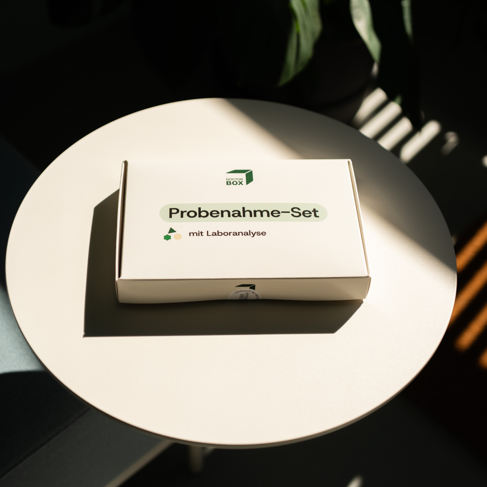 Probenahme-Sets in Golden Hour DoctorBox